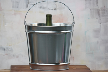 12 Quart Galvanized Bucket Steel Bucket Bucket Outlet