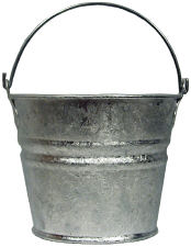 1 1/4Qt. Galvanized Bucket 