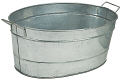 Oval Galvanized Steel Tub
