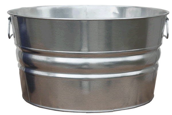 11 Gallon Galvanized Tub