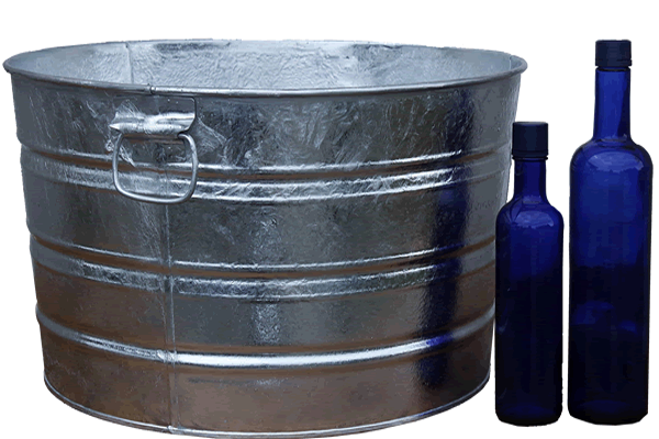 11 Gallon Galvanized Tubs