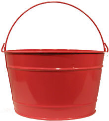 16Qt. Candy Apple Red Pail 