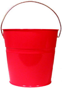 Candy Apple Red Pail 