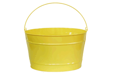 Yellow Metal Tub