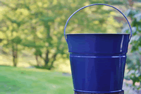 2 Quart Navy Blue Bucket