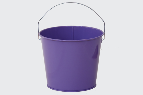 purple easter pail
