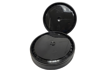 5 Gallon Black Snap-On Bucket Lids 5 Pack