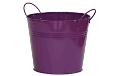 Classic Purple Centerpiece Bucket