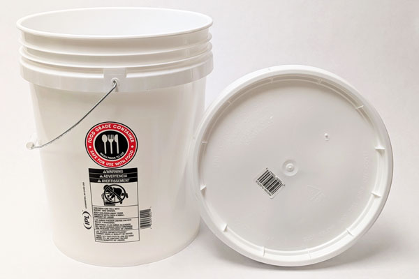 5 Gallon Bucket With Tear Strip Lid