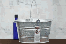 Aged Metal Wash Bucket. — Southside Allstars