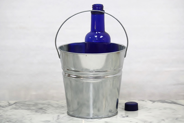 2 Quart Top Handle Galvanized Bucket - Steel Bucket