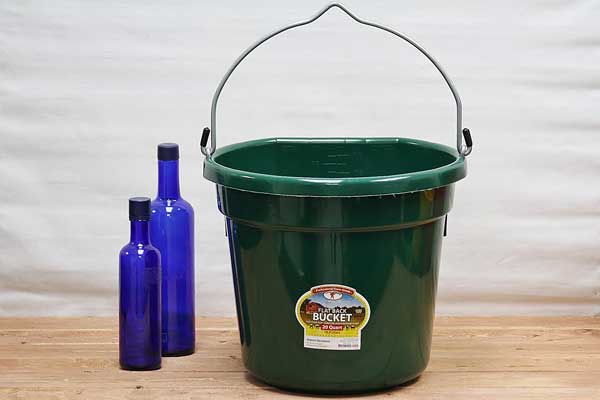 plastic feed buckets