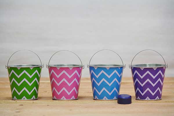 Metal Beach Party Pails