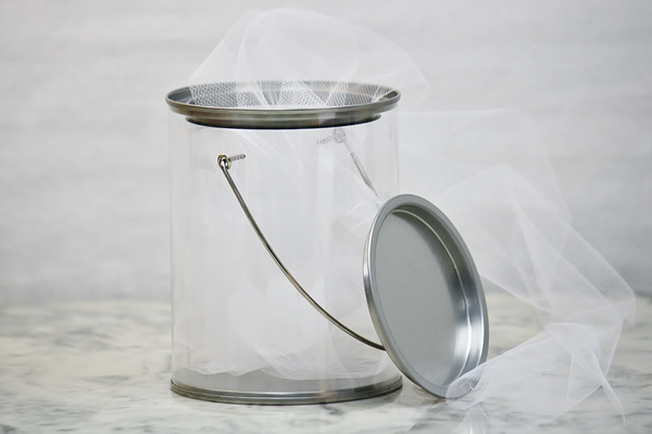 Clear Paint Can Gift Pail