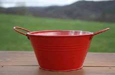red mini tub
