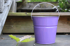 Simple Purple Bucket Large