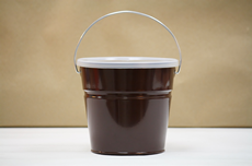 bucket lid lids buckets outlet galvanized brown