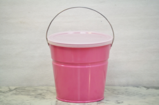 Pink Bucket With Lid