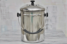 Stainless Steel Bucket For Countertop Compost