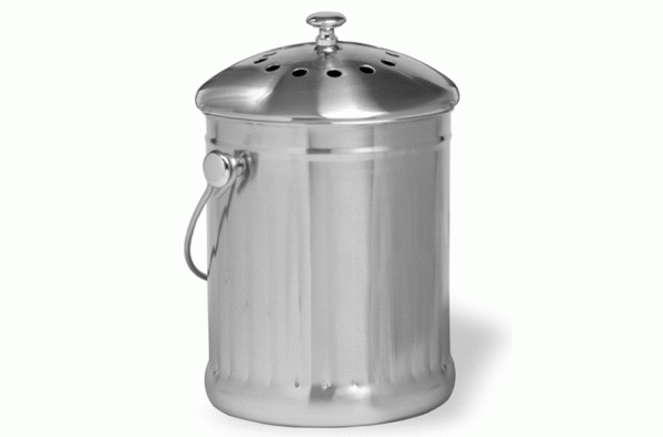 Stainless Steel Countertop Kitchen Composter