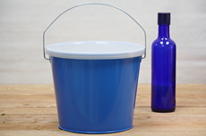 Blue Bucket With Lid