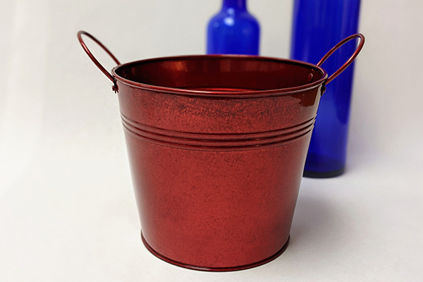 Dark Red Craft Bucket