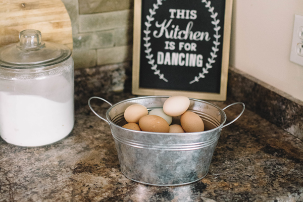 Metal Tub for Kitchen Decor