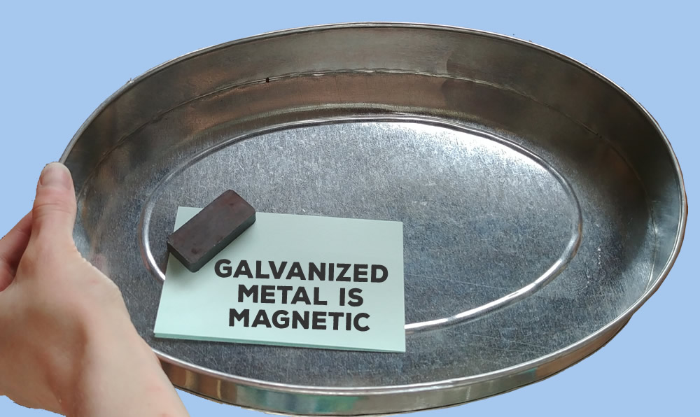 Magnet on Galvanized Steel