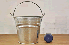 small galvanized bucket