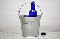 2 Quart Hot Dipped Bucket with top mounted handle