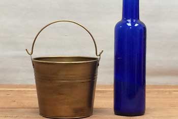 Brass Small Flower Bucket