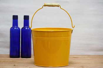 Groovy Yellow Vintage Bucket