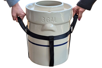 Stoneware Crock Straps